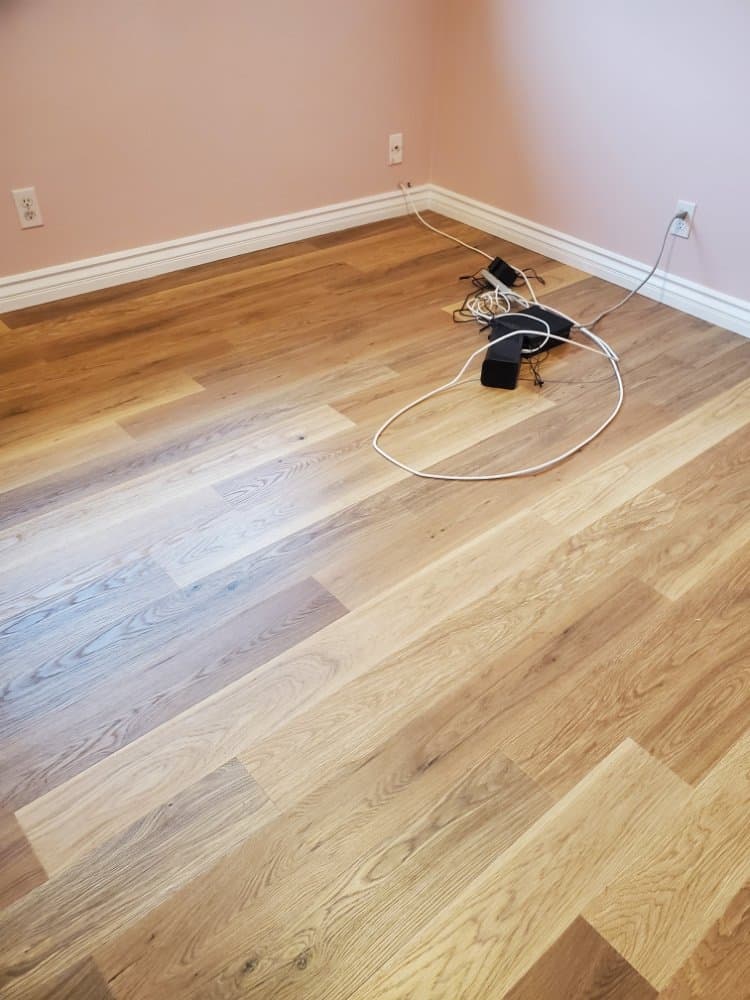 New vinyl plank flooring and fresh paint